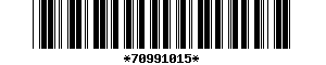 Barcode article