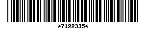 Barcode article