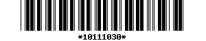 Barcode article