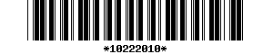 Barcode article