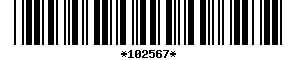 Barcode article