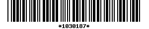 Barcode article
