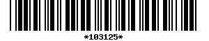Barcode article
