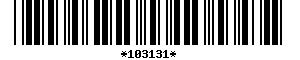 Barcode article