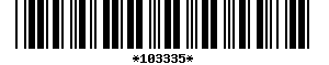 Barcode article