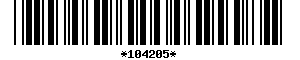 Barcode article