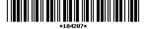 Barcode article