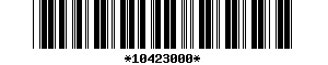 Barcode article