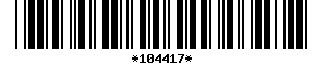 Barcode article