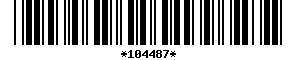 Barcode article