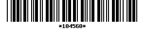 Barcode article