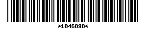 Barcode article