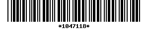 Barcode article