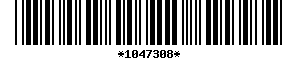 Barcode article
