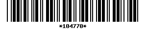 Barcode article
