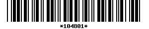Barcode article
