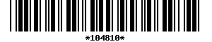 Barcode article