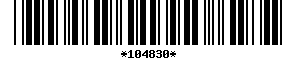 Barcode article