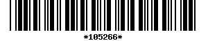 Barcode article