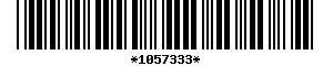 Barcode article