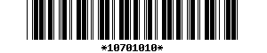 Barcode article