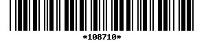 Barcode article
