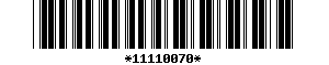 Barcode article