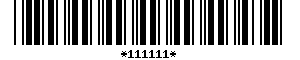 Barcode article