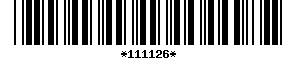 Barcode article
