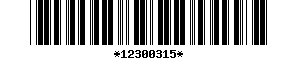 Barcode article