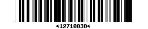 Barcode article