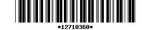 Barcode article