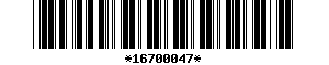 Barcode article