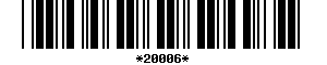 Barcode article