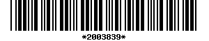 Barcode article