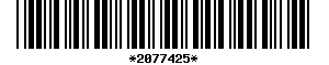 Barcode article