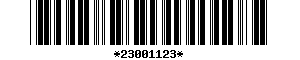 Barcode article