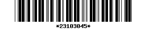 Barcode article
