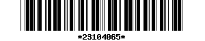 Barcode article