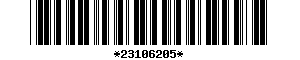 Barcode article