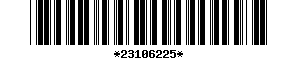 Barcode article