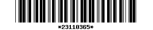 Barcode article