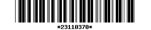 Barcode article