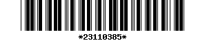 Barcode article