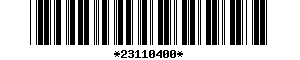 Barcode article