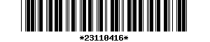 Barcode article