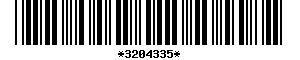 Barcode article