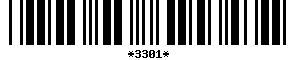 Barcode article