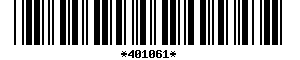 Barcode article