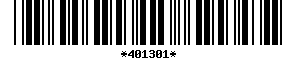 Barcode article